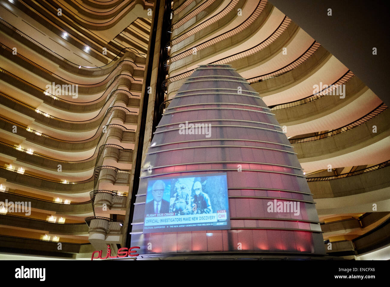 `Downtown Atlanta in USA The Atlanta Marriott Marquis is a 52